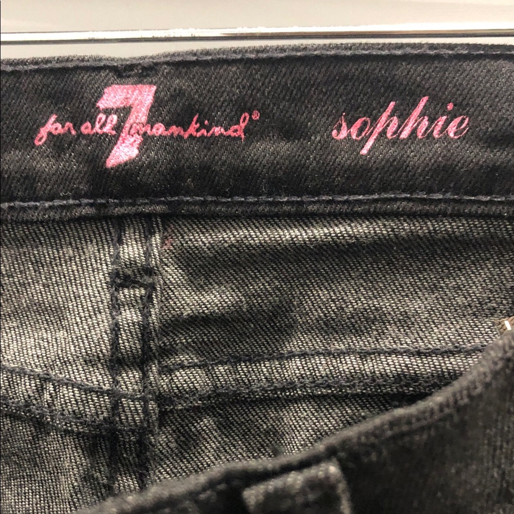 NWT 7 For All Mankind Women Dark Skinny Jeans - Picture 4 of 6